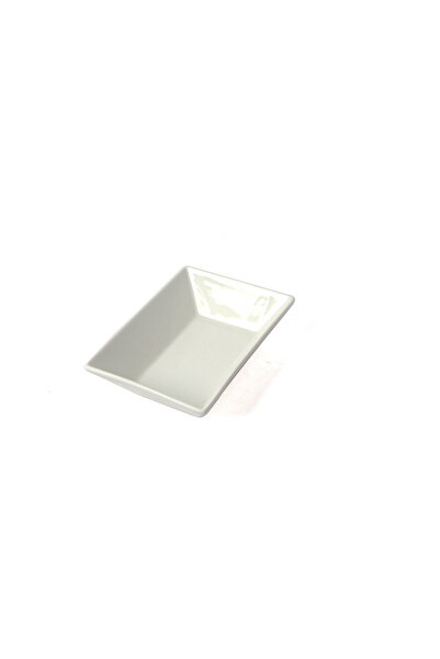 SQUALO Porcelain Serving Plate Rectangle - White - 9x12cm - A22507