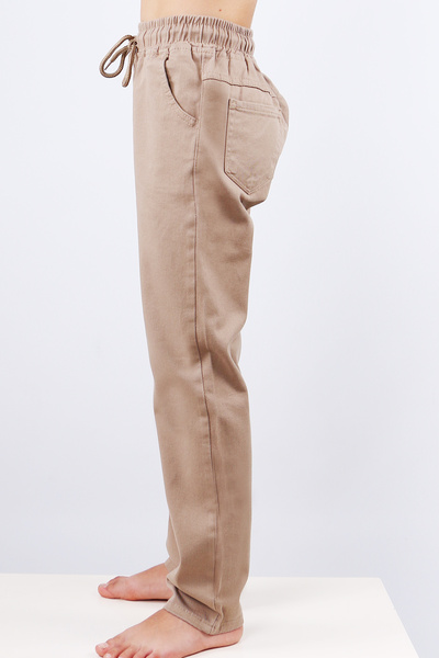 HÇM ÇOCUK UNİSEX OKUL PANTOLONU BELİ LASTİKLİ