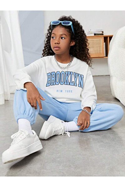 MORNİNG KİDS Anne-kız Kombini Beyaz-bebe Mavi Brooklyn Takım(KOMBİN OLUŞTURMAK IÇİN SEPETE 2 ADET EKLEYİNİZ.)