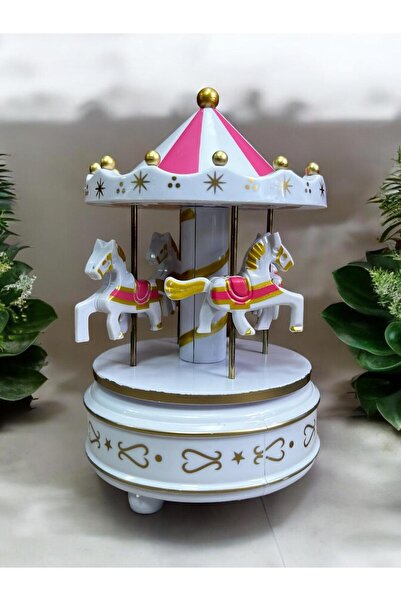 AKSADAN HEDİYELİK DEKORATİF ATLI KARINCA MÜZİK KUTUSU