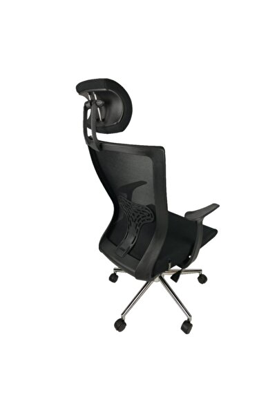 GOLDSİT Quatro Yönetici Koltuğu 000 Ct - Krom Ayak (siyah Kumaş)