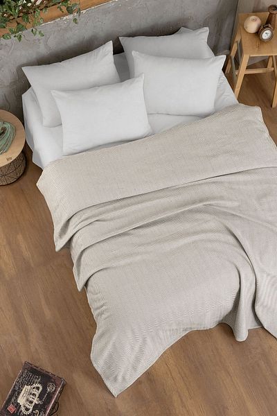 Evim Lancia Beige Pique Double Cotton - 200X230 cm
