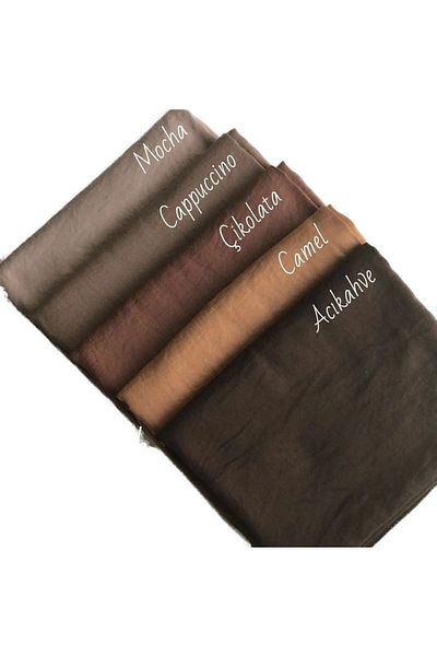 HAR-UM Ticaret Hijab Women's Cotton Jazz Shawl Model-Set of 5