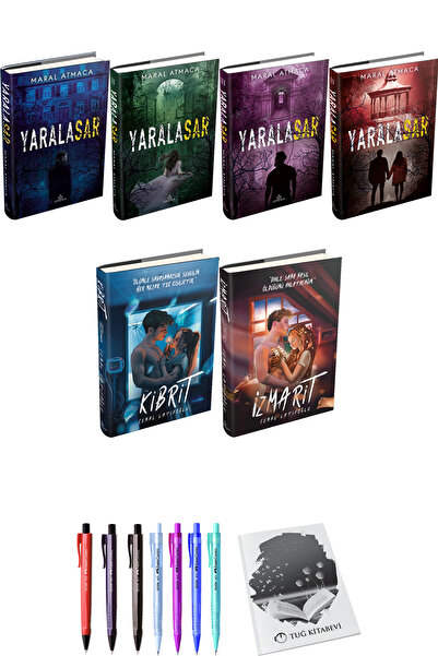 İndigo Kitap Yaralasar 4lü Set Ciltli ve Kibrit İzmarit Ciltli Cemal Latifoğl...