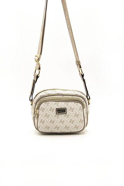 Silver Polo Bej - Sand Nv1111 Geantă Crossbody pentru femei