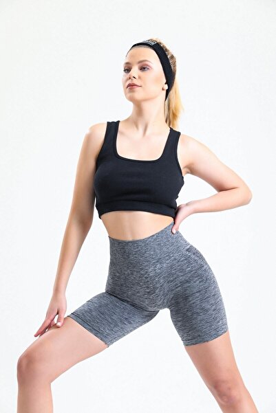 gymhams Hip Drawstring Push Up Hip Shaper Biker Shorts