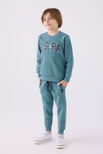 U.S. Polo Assn. U.s. Polo Assn Kids Boys' Tracksuit Set - Sand Color, Us1914