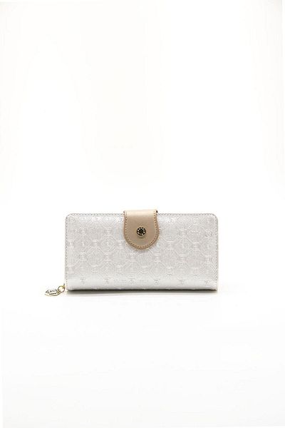 Silver Polo Portofel și suport card pentru femei S.nut SP1119 Sedef