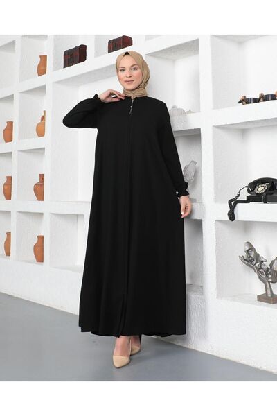 gülmedine عباية فيراس موديل 19031 - حرير مولانا متوهج