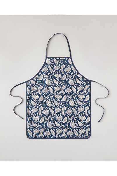 English Home Lenna Pamuk Polyester Su Geçirmez Mutfak Önlüğü 60x75 cm Lacivert