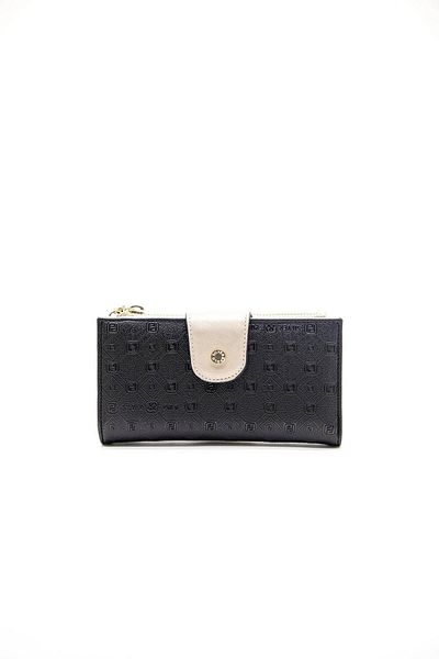Silver Polo S.nut Nv1140 Black Women's Wallet Card Holder