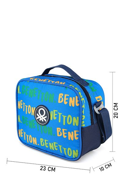 United Colors of Benetton Boy's Navy Blue Benetton Lunchbox - Written
