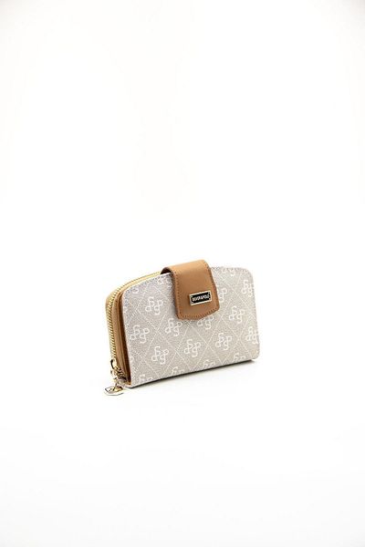 Silver Polo A.taba Nv874 Women's Wallet Card Holder - Stone