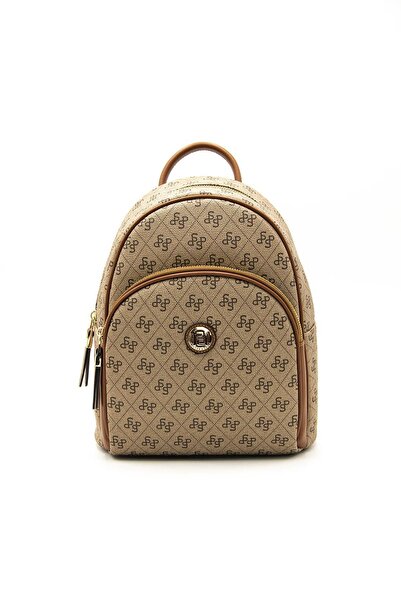 Silver Polo Rucsac de damă Taba Nv1062 Bej închis