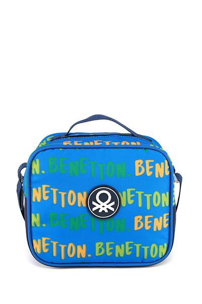 United Colors of Benetton Boy's Navy Blue Benetton Lunchbox - Written