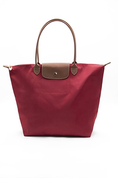 Silver Polo حقيبة كتف نسائية موديل Nv1128 باللونين الأحمر والتان