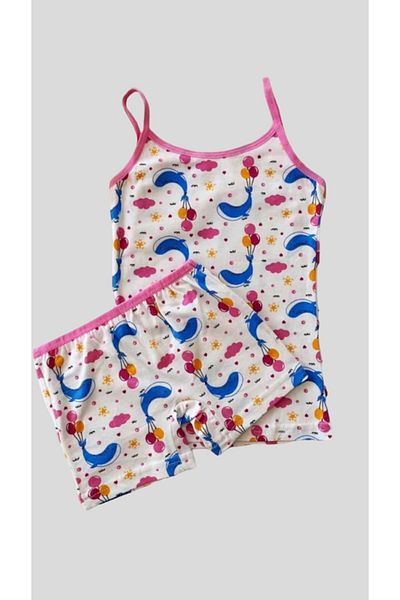 elmas kids Σετ μπόξερ αθλητής με βαμβακερό σχέδιο για κορίτσια