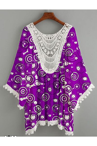 my cherie Back Embroidered Beach Dress with Pompom Detail