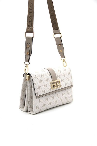 Silver Polo Bej - Sand Nv1009 Geantă Crossbody pentru femei