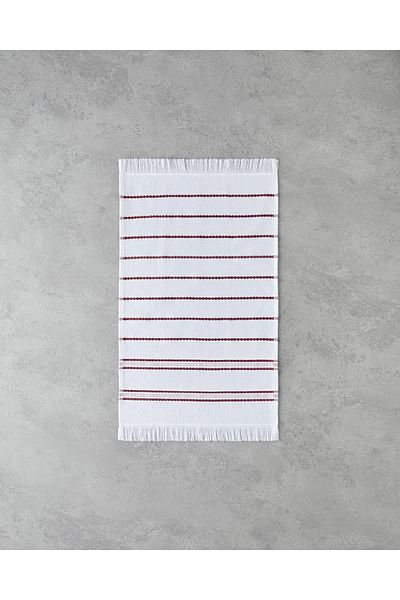 English Home 30X50 cm Claret Red Drying Cloth - Stria Cotton Polyester