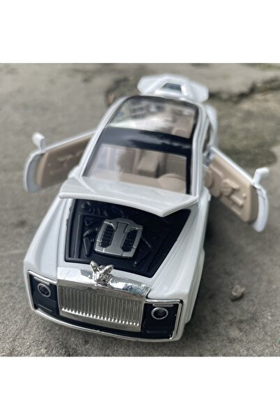 İnternet Oyuncak لعبة سيارة رولز رويس سويبتيل بمقياس 1:36 مع صوت وضوء - أبيض