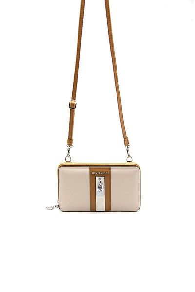 Silver Polo A.taba Nv1138 Beige Women's Strap Wallet