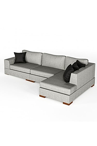 Lazenza Mobilya Eva 4 Köşe Koltuk (GÜRGEN AĞACI)