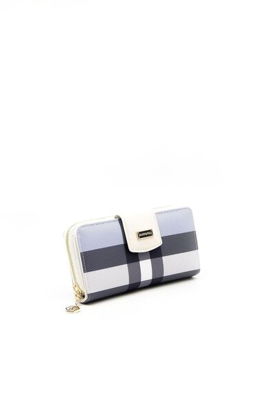 Silver Polo Silver Polo Blue - Bone Nv928 Women's Wallet Card Holder