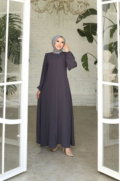 gülmedine Medina Silk Balloon Sleeves Mevlana 4 Season Ferace