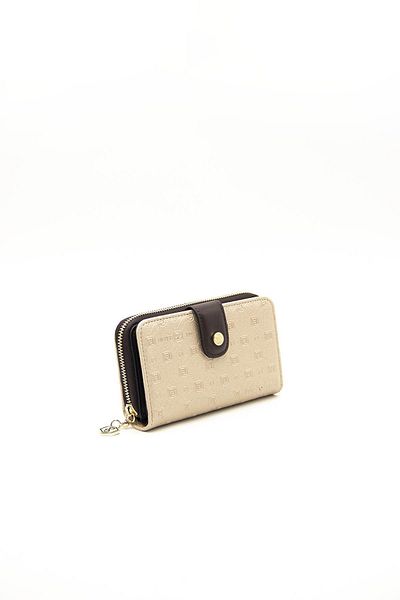 Silver Polo Кафяв орех - Дамски портфейл с държач за карти Nv882