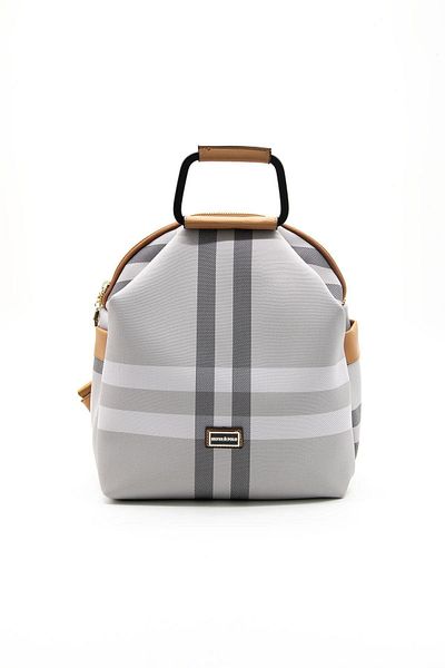 Silver Polo A.Taba SP771 - Light Gray Women's Backpack