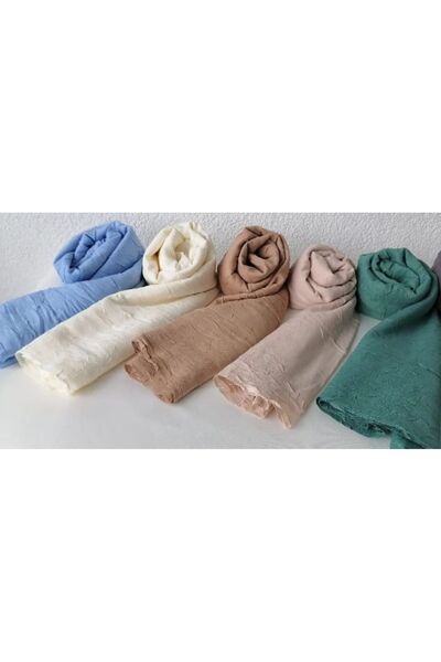 HAR-UM Ticaret Hijab Women's Bamboo Scarf Shawl Model-Set of 5