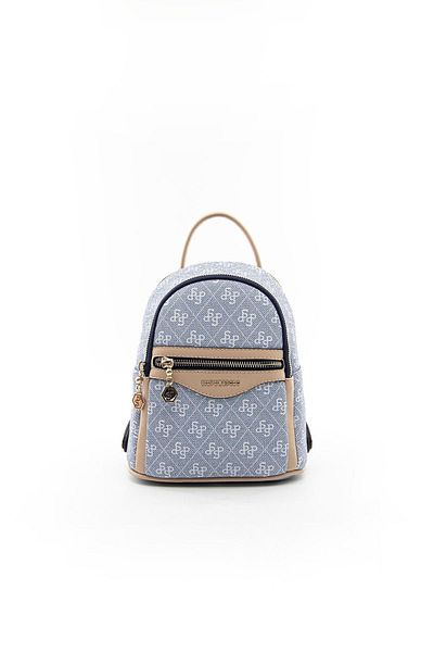 Silver Polo Rucsac de damă Polo Blue-Tan NV983 argintiu