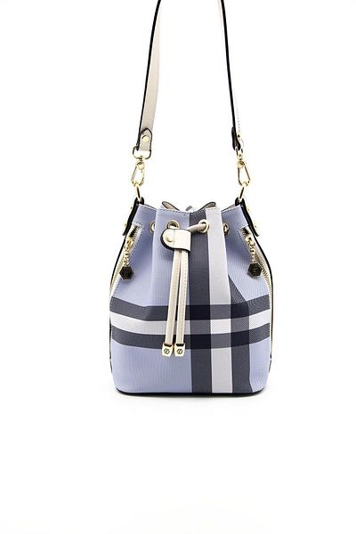 Silver Polo Bone Sp1137 - Geantă de umăr pentru femei Polo Blue argintie