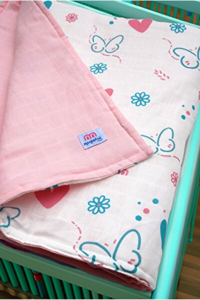 m montefair Kelebeğin Aşkı Müslin Yorgan 85x95 Cm