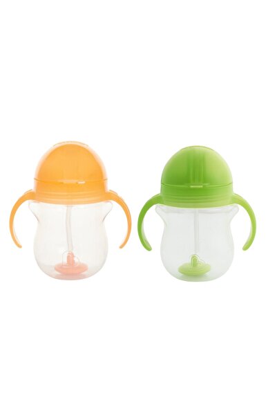 Munchkin 6Months+207Ml Orange Green Click Lock Spout Drinking Cup