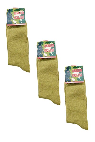 Asker Kolisi 3'lü Asker Çorabı - Askeri Çorap Ve Asker Malzemeleri