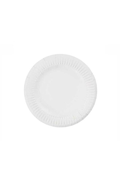 Kraft 25 White Cardboard Plates in 18 cm Sizes
