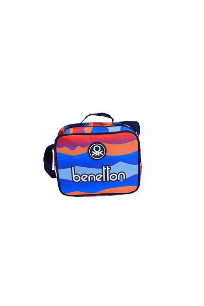 United Colors of Benetton Boy's Blue Camouflage Lunchbox - Benetton Written