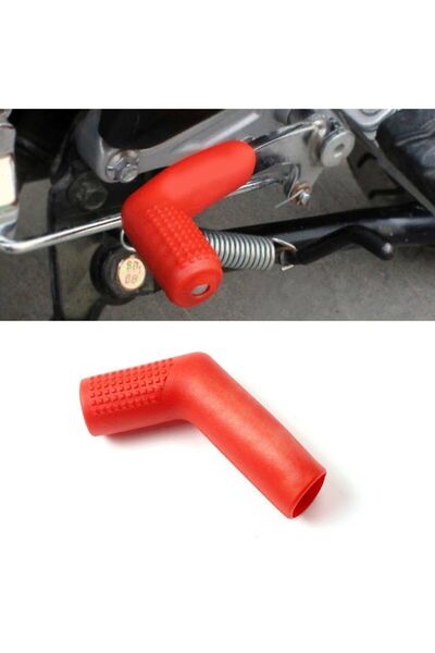 Motobros Motosiklet Vites Çorabı Vites Kılıfı Kırmızı