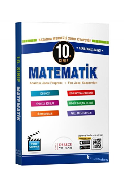 Sonuç Derece Yayınları 10.sınıf Matematik Modüler Set 2023-2024 Derece Yayınları