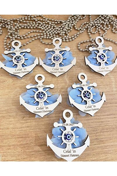 Evsay Sünnet Hatırası Mağnet Hediyelik Sünnet Hatırası 50 Adet