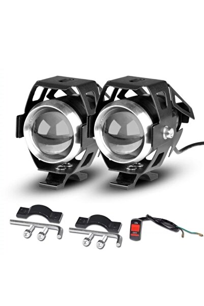 Autoline Motosiklet Sis Farı Su Geçirmez 3 Modlu U5 Led