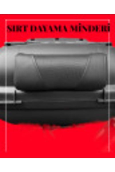 Motobros Maxem Topcase Premium Çanta Sırt Dayama Minderi (UNİVERSAL) Cırtlı M...