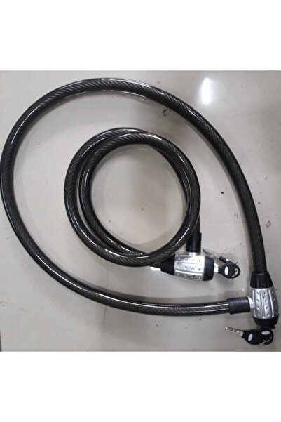 DELTAFORCE 1.5 Metre 1.4cm Kalınlığında Çelik Halatlı Motorsiklet Kilit