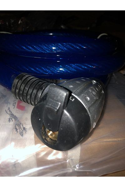 Zhongli 25x200 Steel Rope Lock 2 Meters Check Bicycle