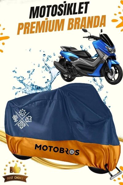 Motobros Motosiklet Yamaha Nmax 155 Lüx Premium Su Geçirmez Paraşüt Kumaş Brandası Ömürlük Kullanım