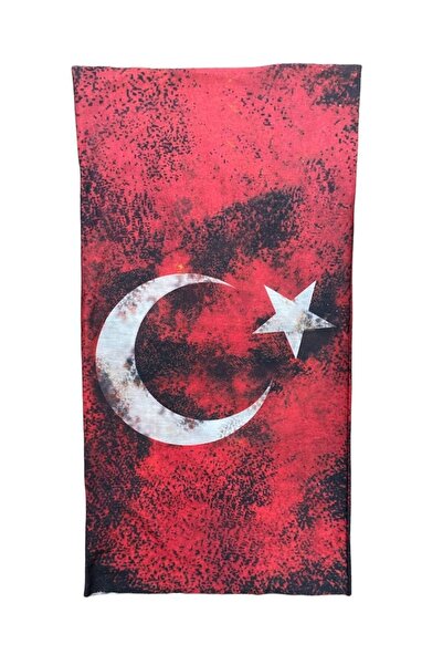 Motobros العلم التركي سلس الطباعة الرقمية بافوس بوف باندانا طوق الرقبة