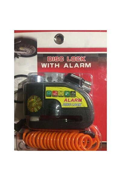 olgunmotortire Motorsiklet Motor Alarmlı Disk Kilidi Yüksek Sesli