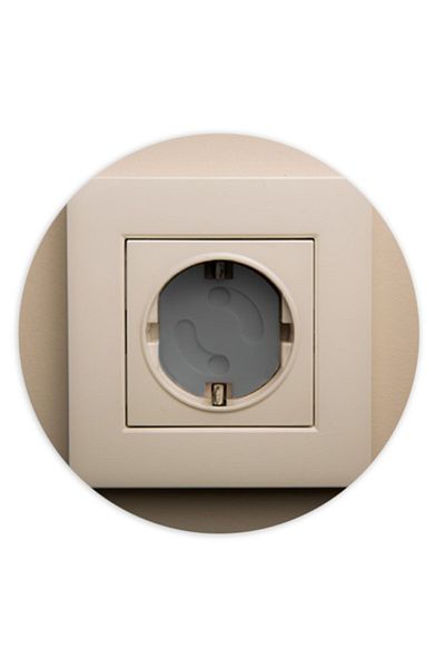 AGUBUGU BABY - Automatic Closing Socket Protector - Gray - 6 Pieces